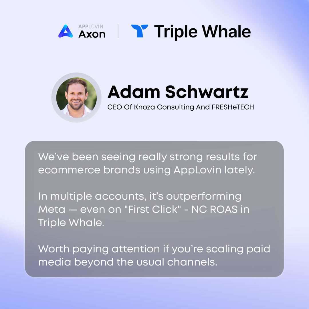 Triple Whale Facebook ad