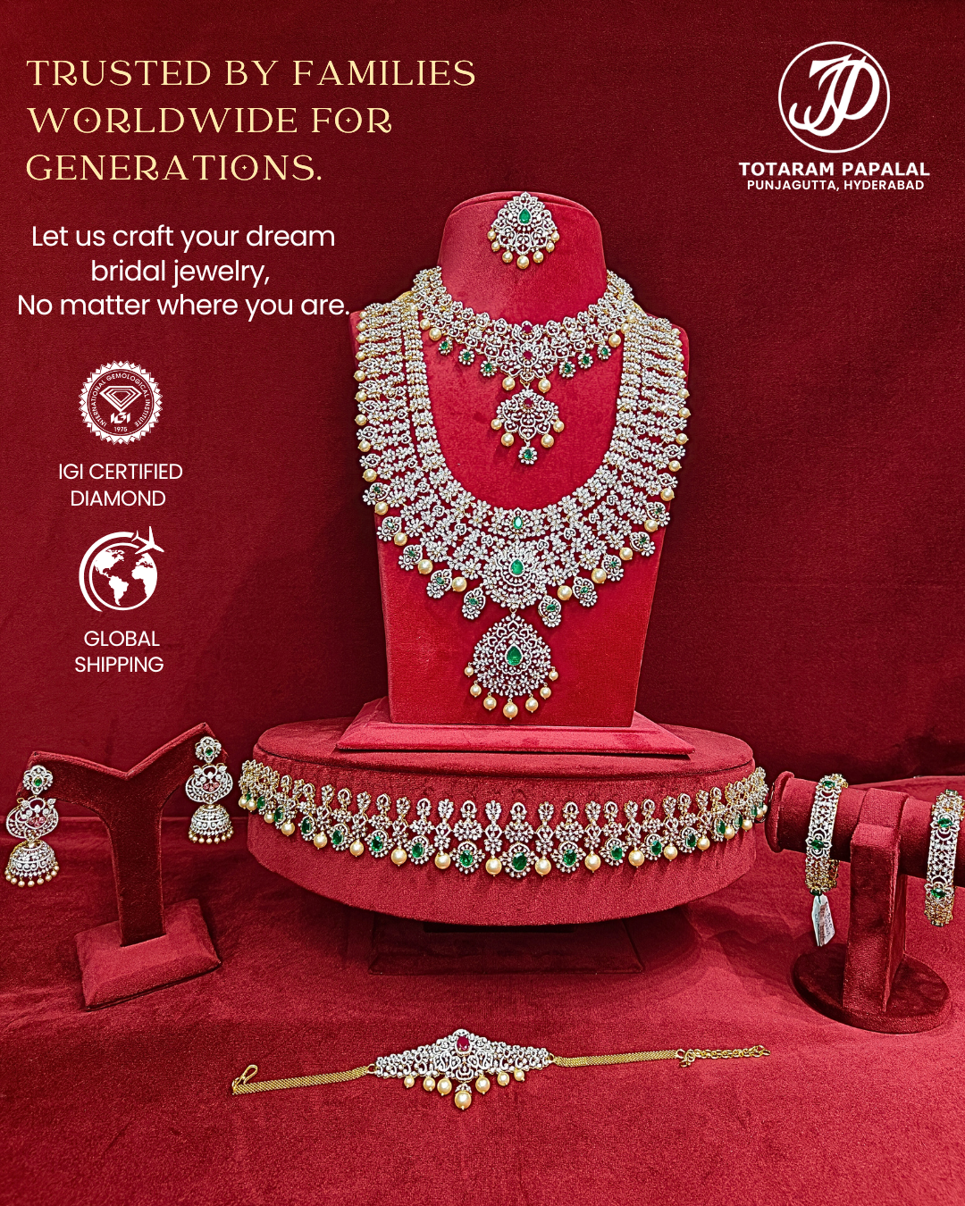 Totaram Papalal Jewellers Punjagutta Facebook ad