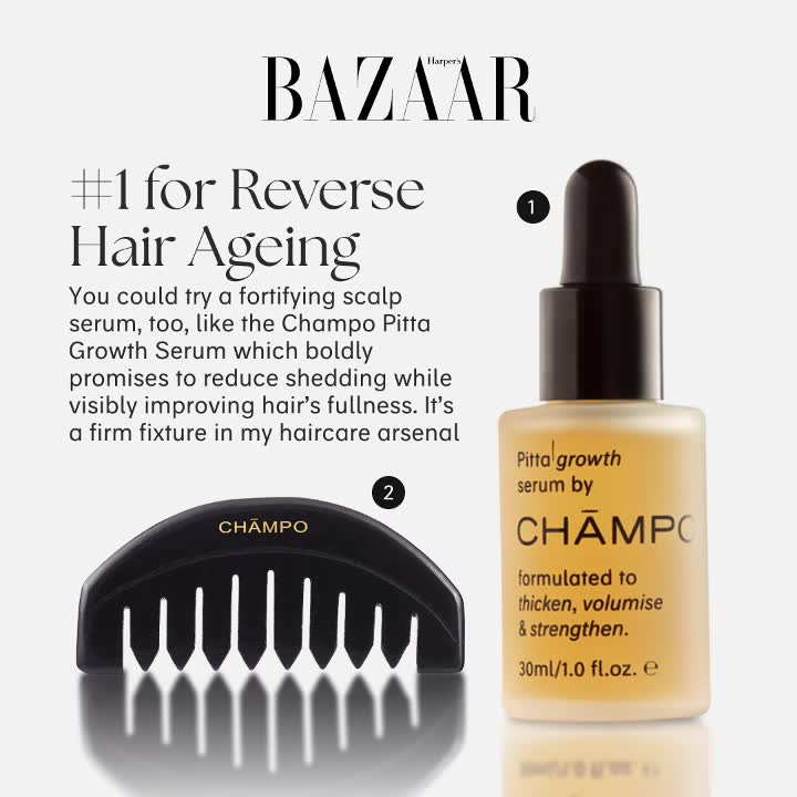 Chāmpo Haircare Facebook ad: For Thicker, Fuller Hair