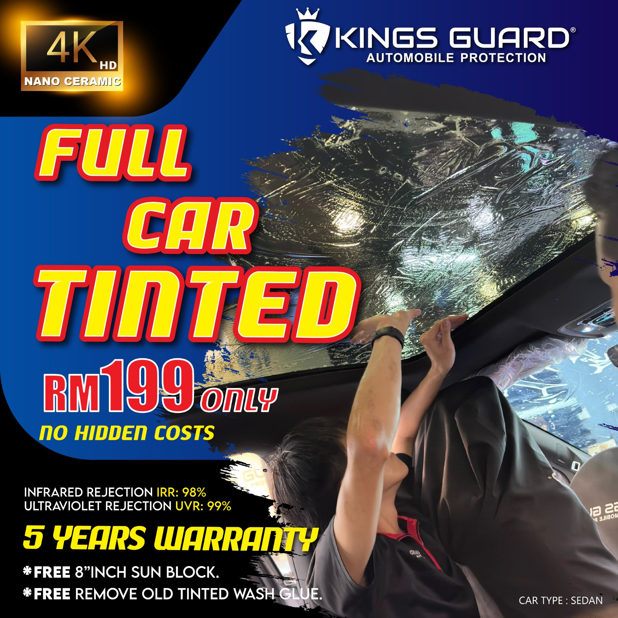 Kings Guard Window Film Kulai - Tinted Specialist Facebook ad