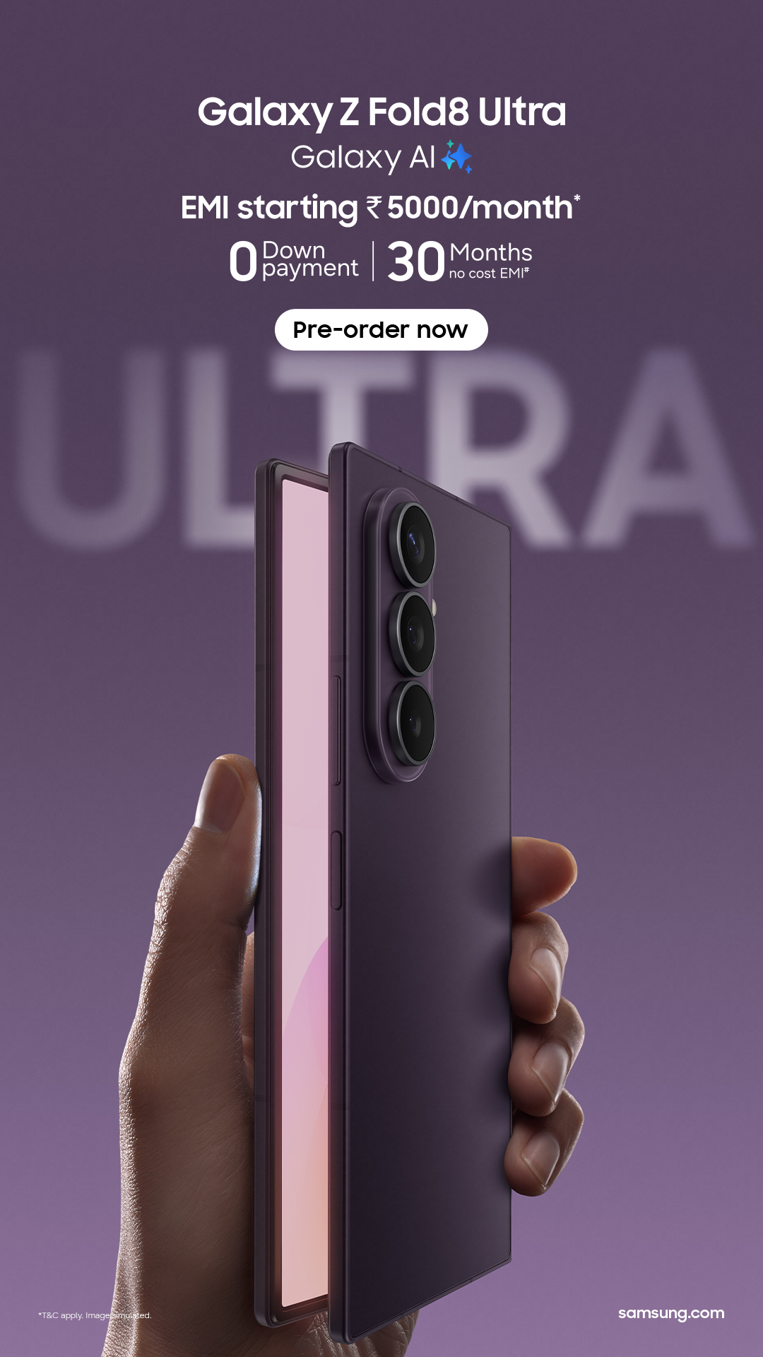 Samsung Facebook ad