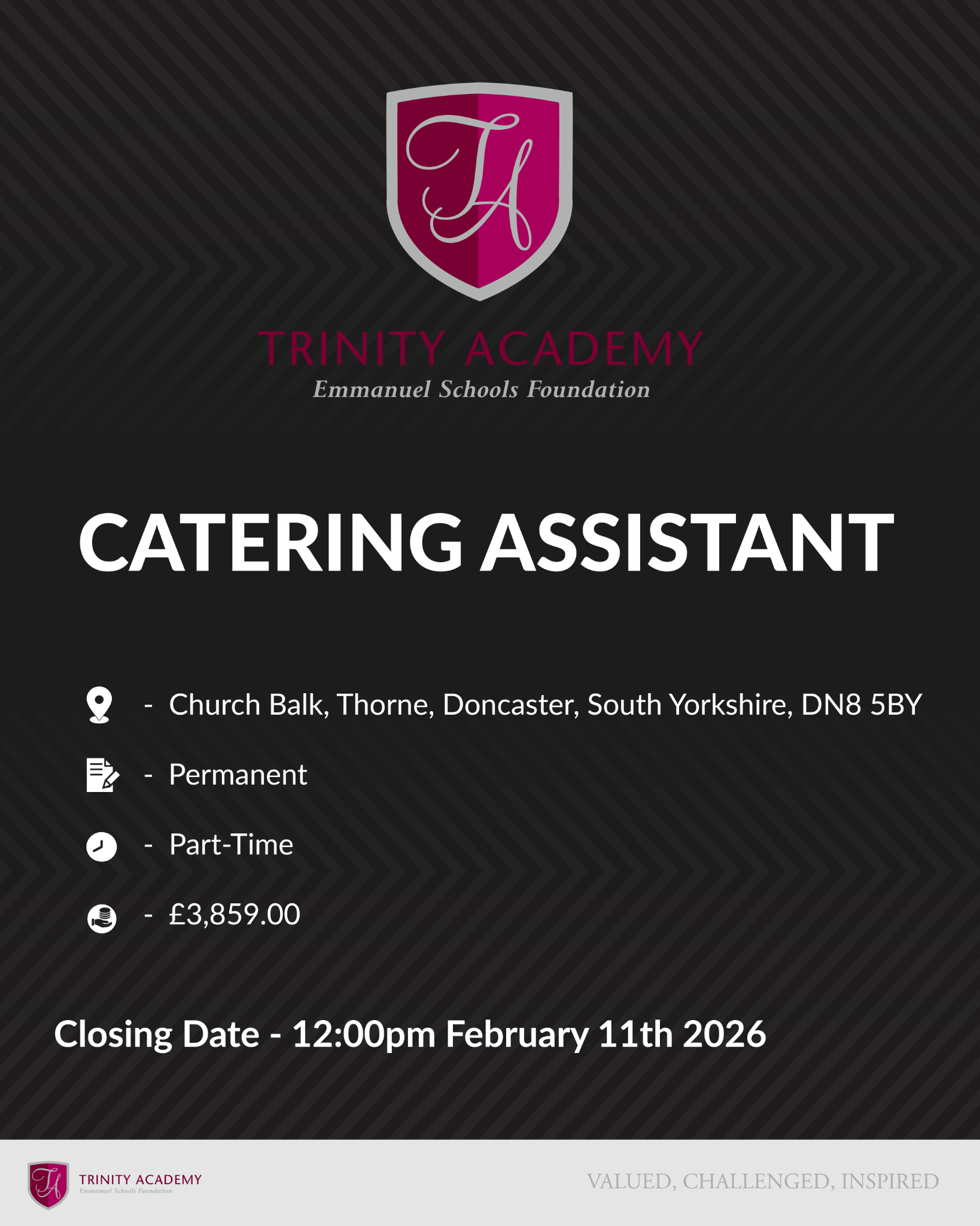 Emmanuel Schools Foundation Facebook ad: Trinity Academy's kitchen is at the heart of…