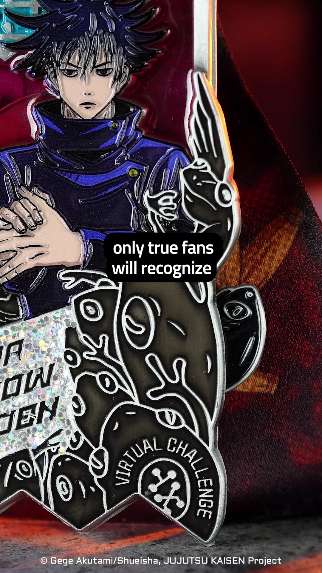 The Conqueror Challenges Facebook ad: The Jujutsu Kaisen Virtual Challenge Series