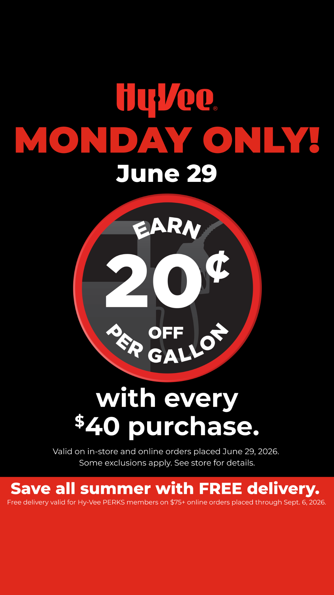 Hy-Vee Facebook ad