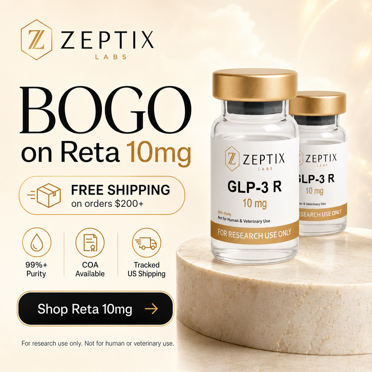 Zeptix Facebook ad: Buy One, Get One Free Reta, Limited Time!