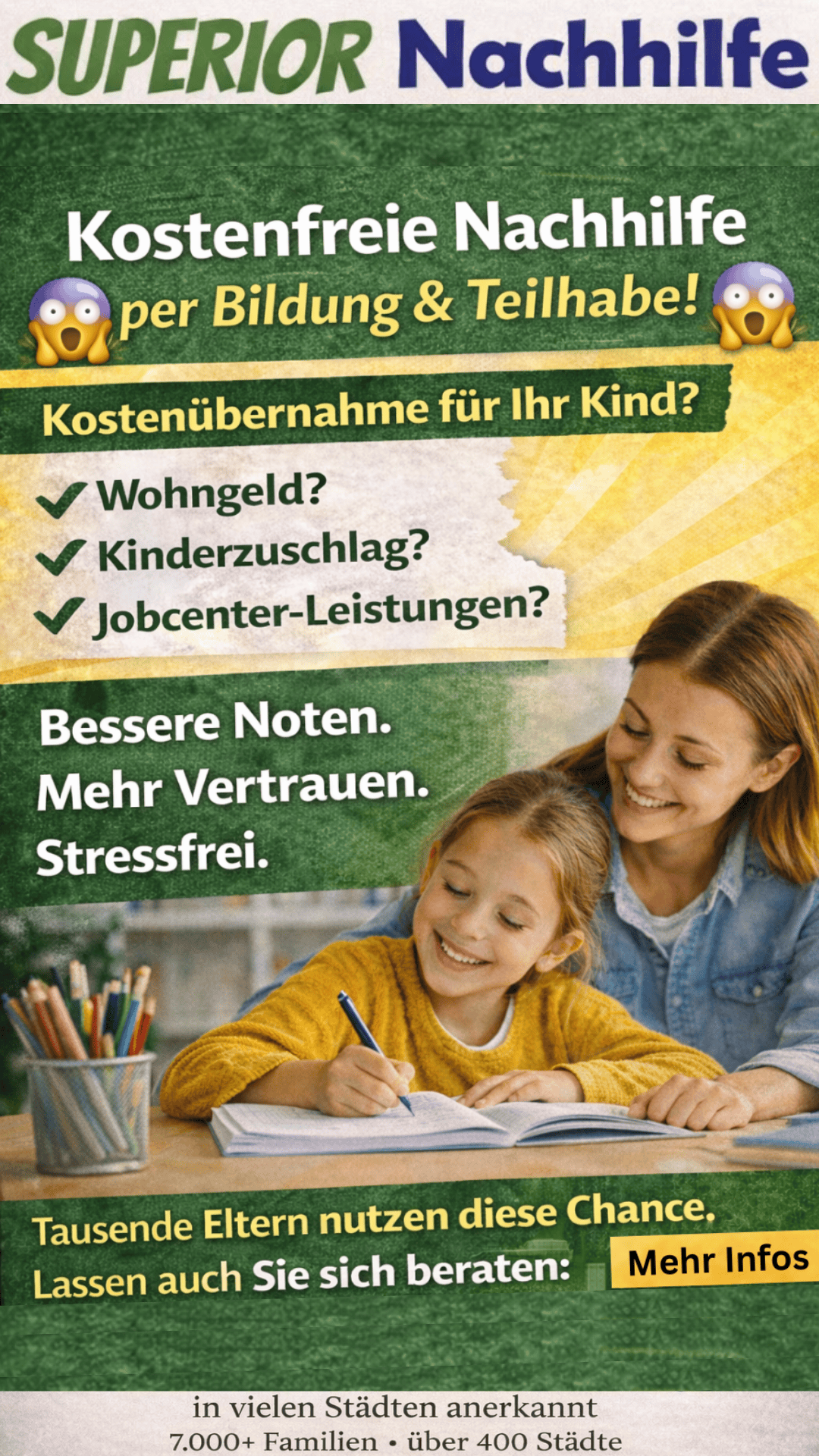 Superior Nachhilfe Facebook ad