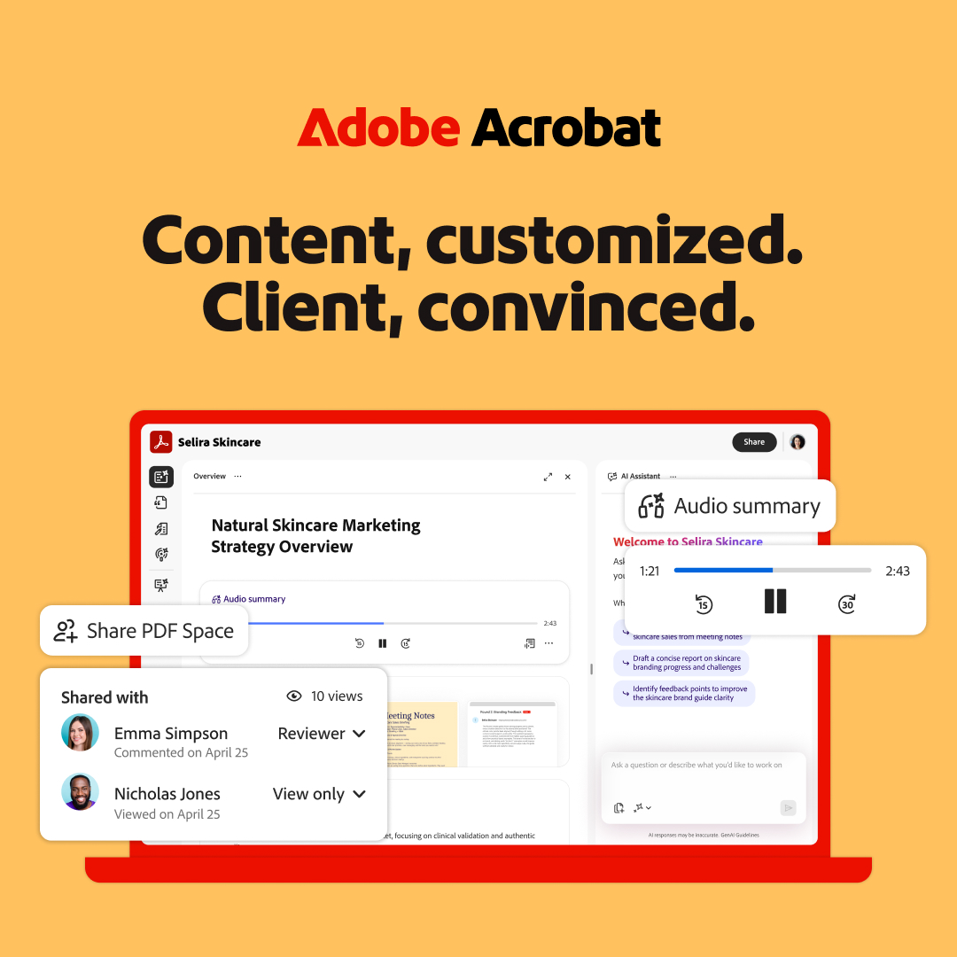 Adobe Acrobat Facebook ad