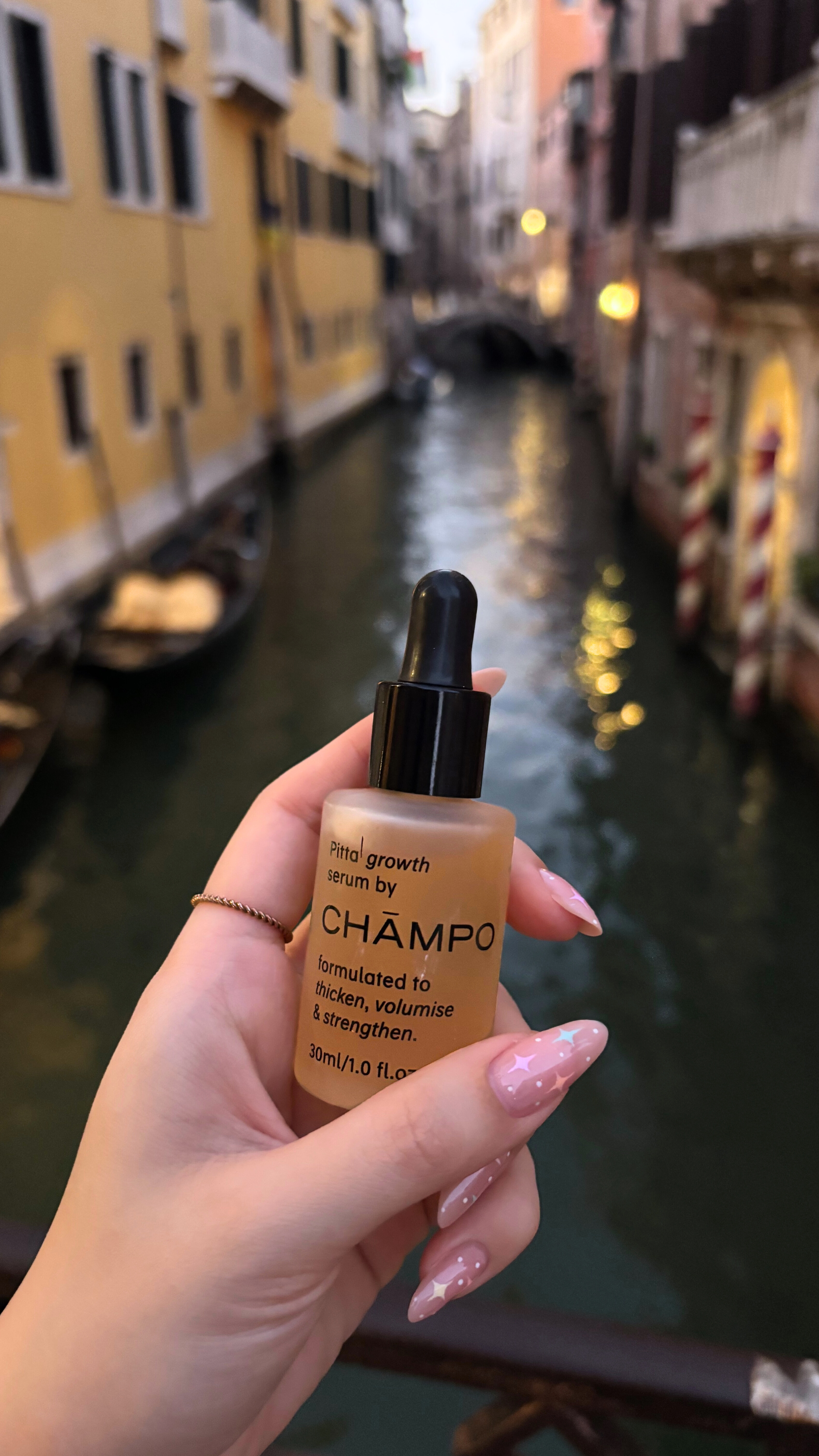 Chāmpo Haircare Facebook ad