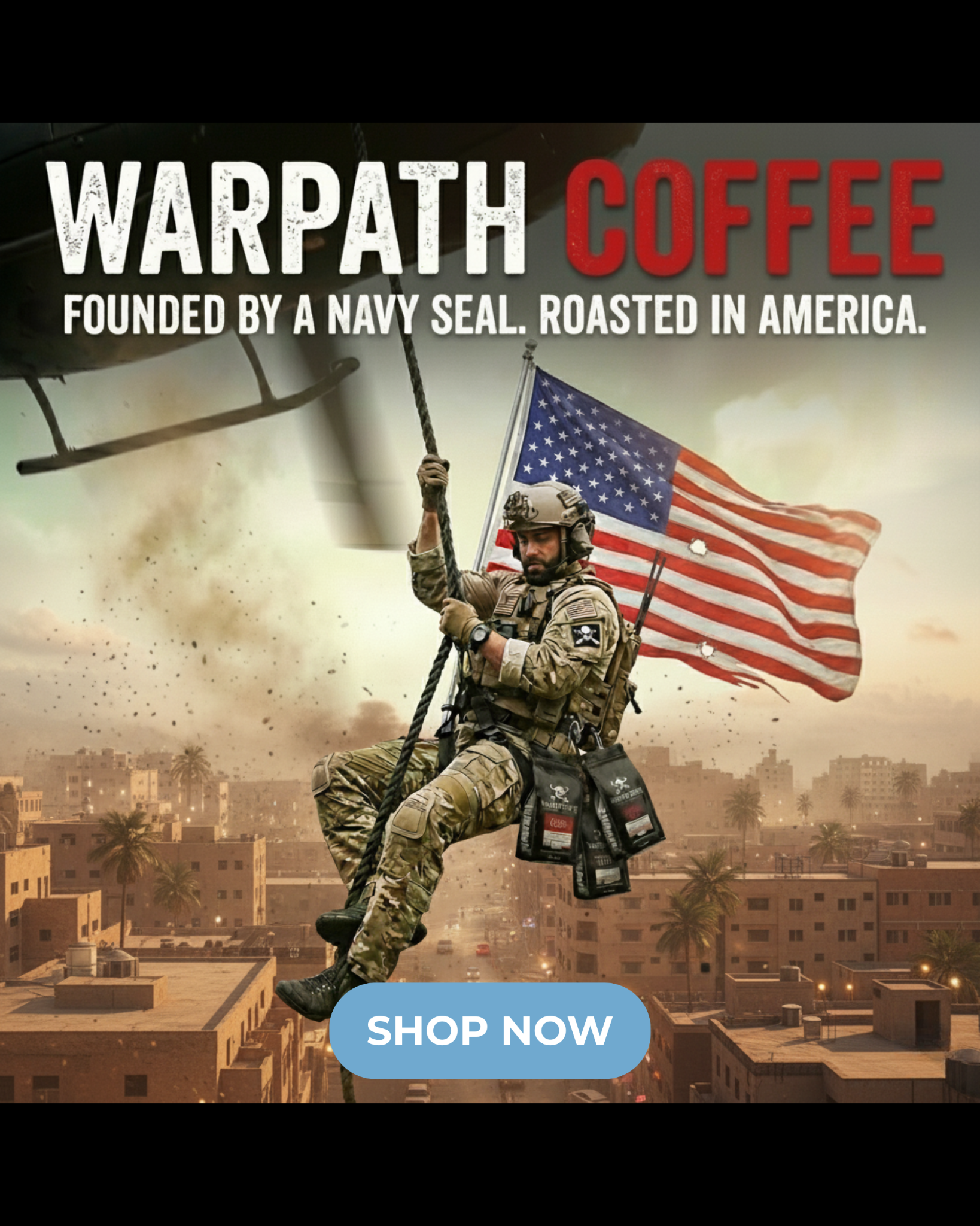 Warpath Coffee Facebook ad