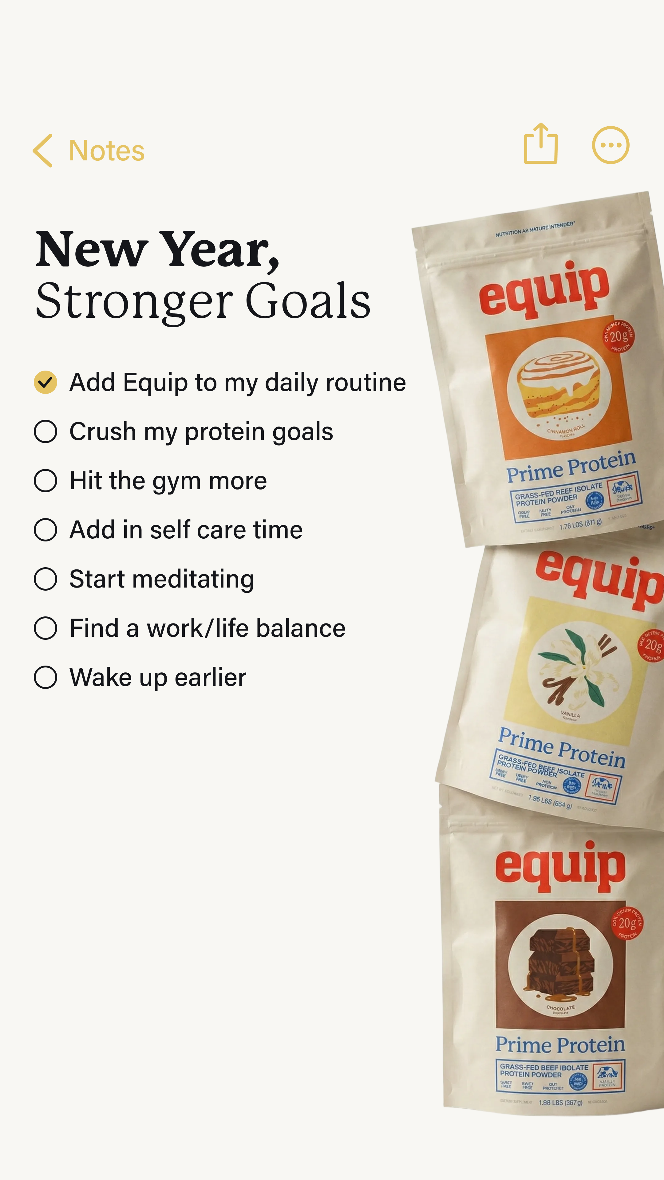 Equip Facebook ad