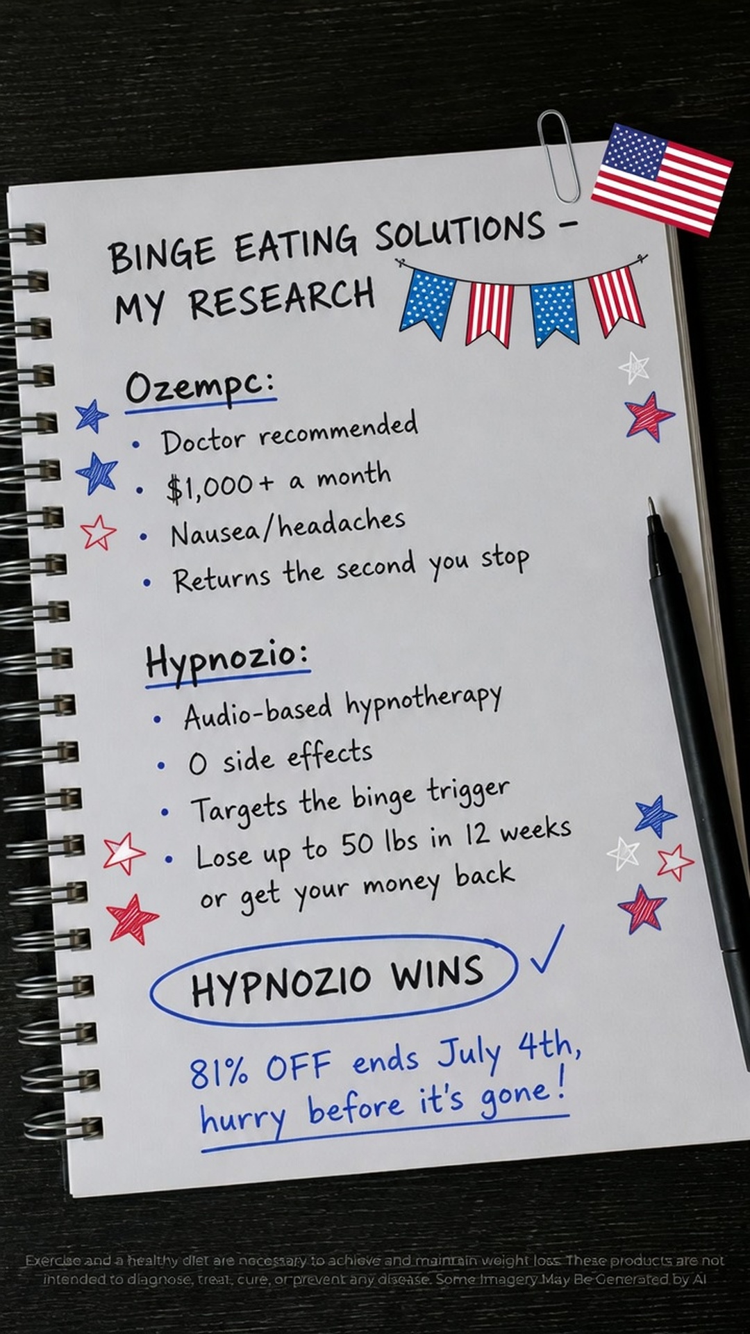 Hypnozio: power of hypnotherapy Facebook ad