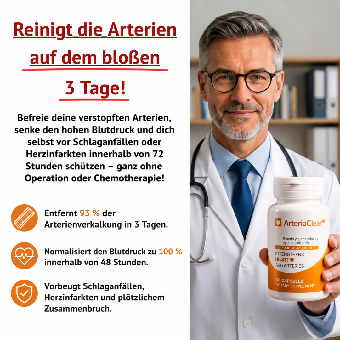 Natural Healing & Beauty Facebook ad: Die Aufmerksamkeit für die Gefäßgesundheit nimmt zu.