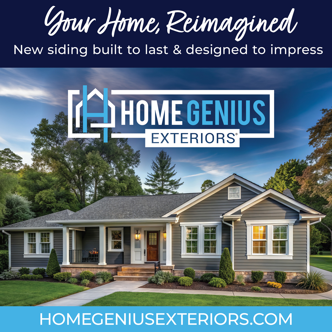 Home Genius Exteriors Facebook ad