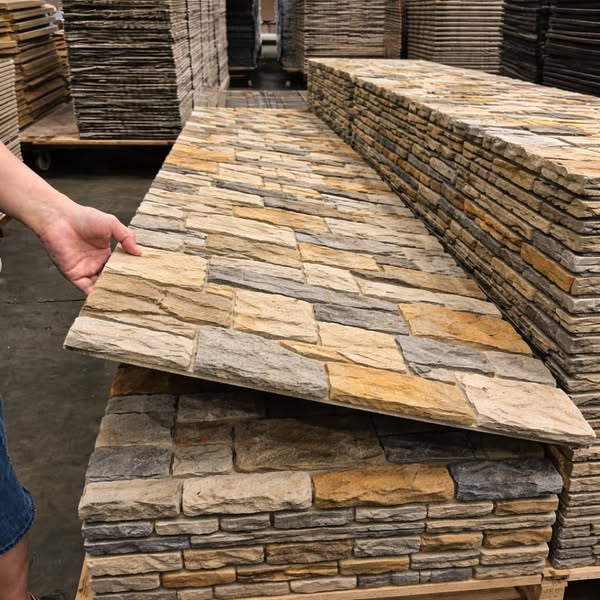 The Market Guide Facebook ad: Stone Panels