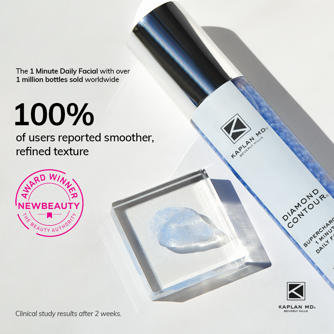 KAPLAN MD Skincare Facebook ad: Supercharged 1 Minute Daily Facial