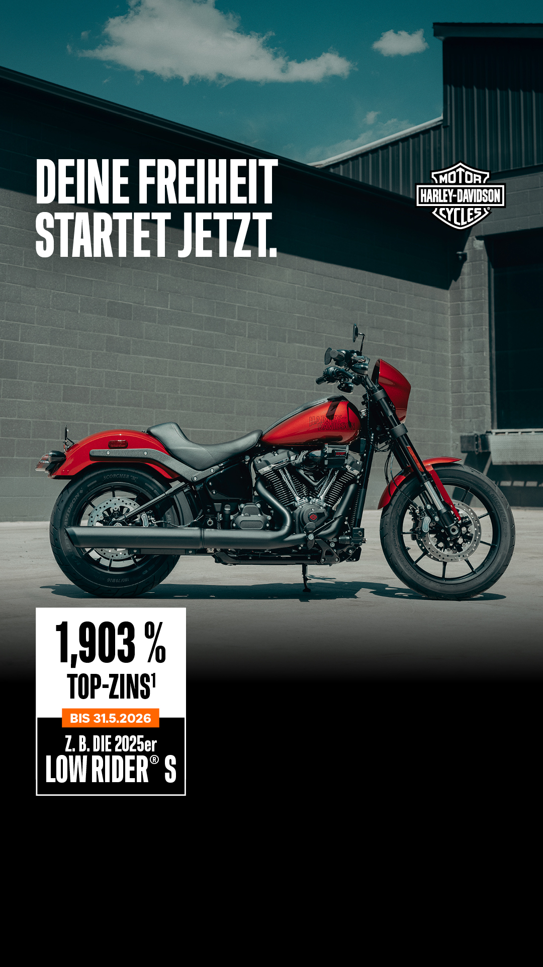 Harley-Davidson Deutschland Facebook ad from May 8, 2026