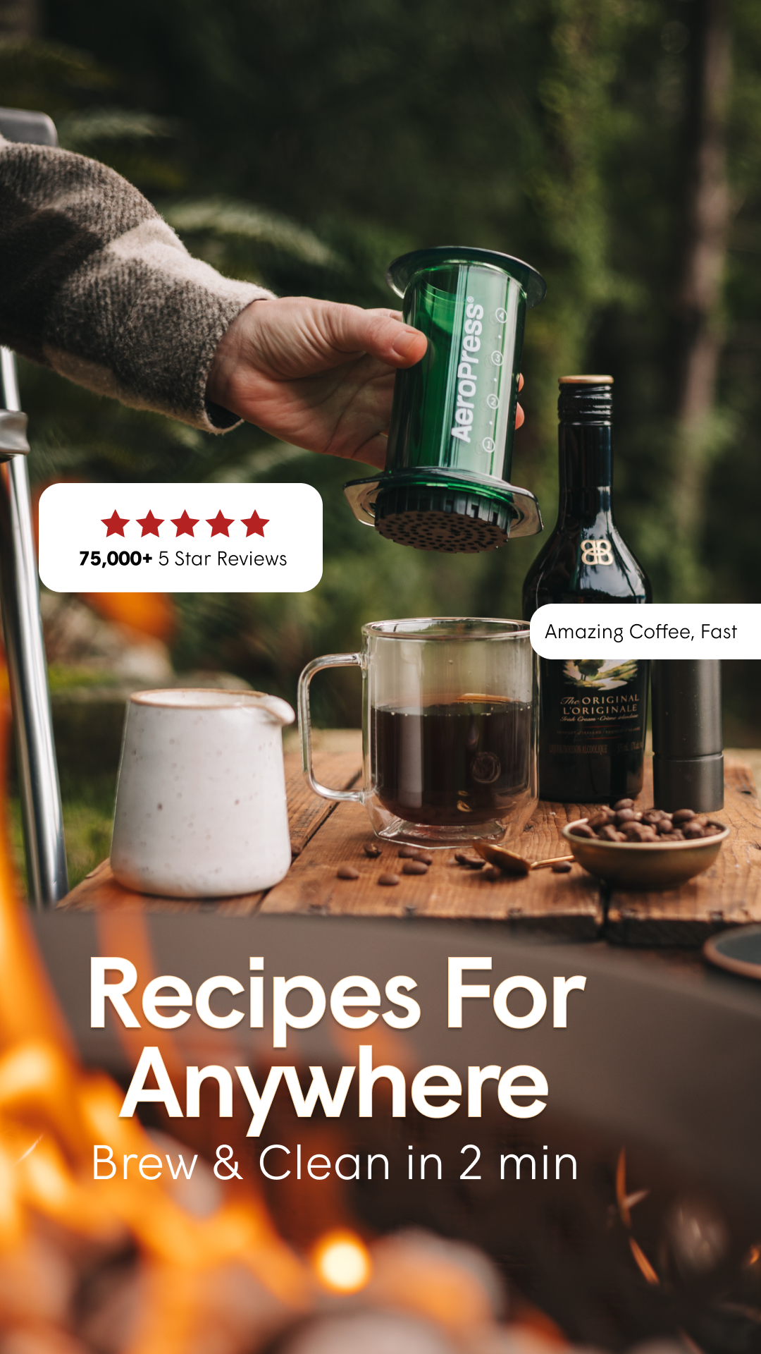 AeroPress Facebook ad