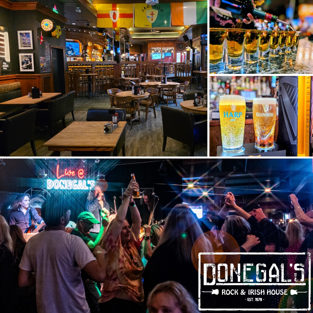 Donegal's Irish House Facebook ad: At Donegal's Irish House, the good times never…