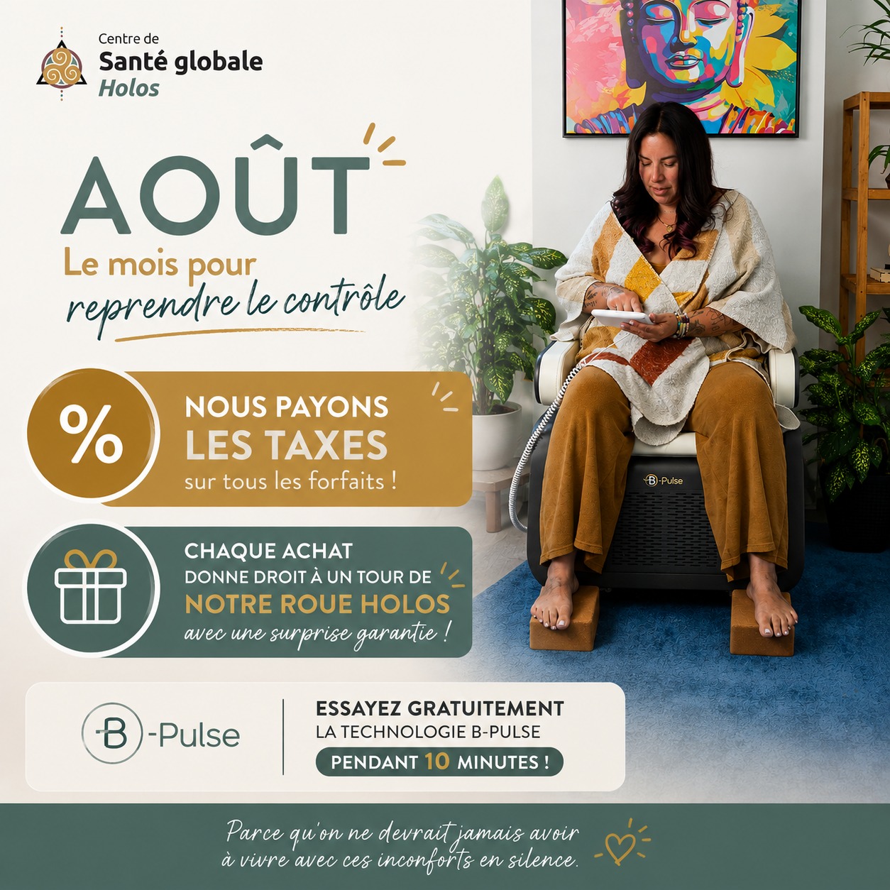 Centre de Santé globale HOLOS Facebook ad