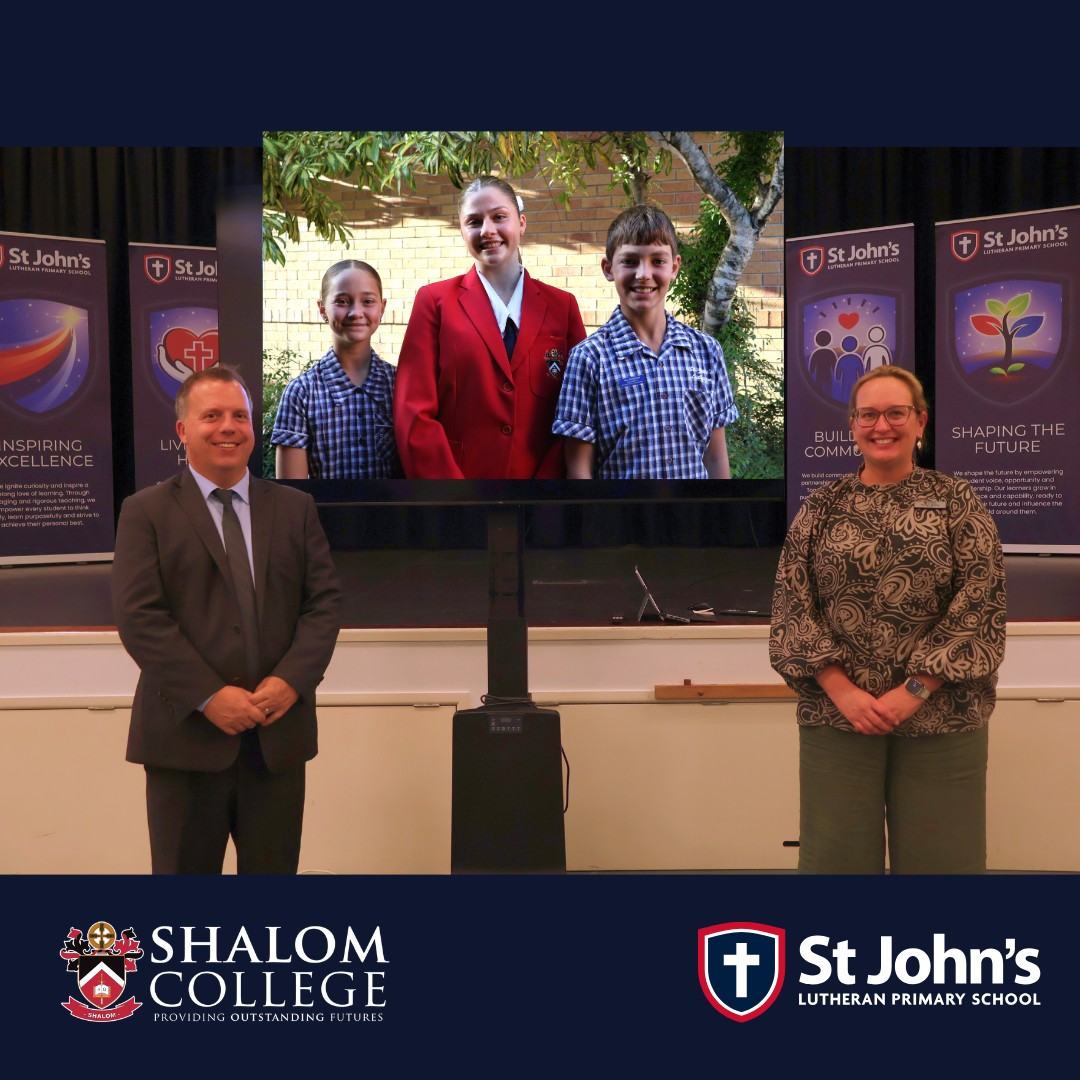 St John's Lutheran Primary School Bundaberg Facebook ad: BUILDING COMMUNITY & SHAPING THE FUTURE!