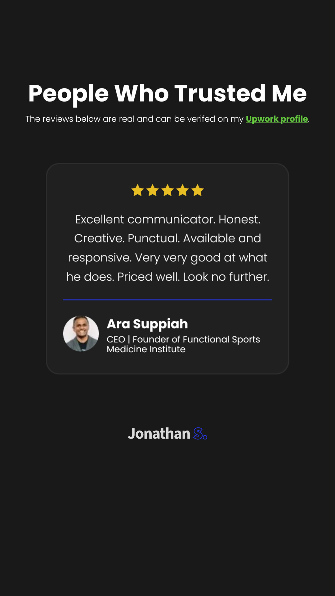 Jon the Freelancer - Meta Ads Expert Facebook ad
