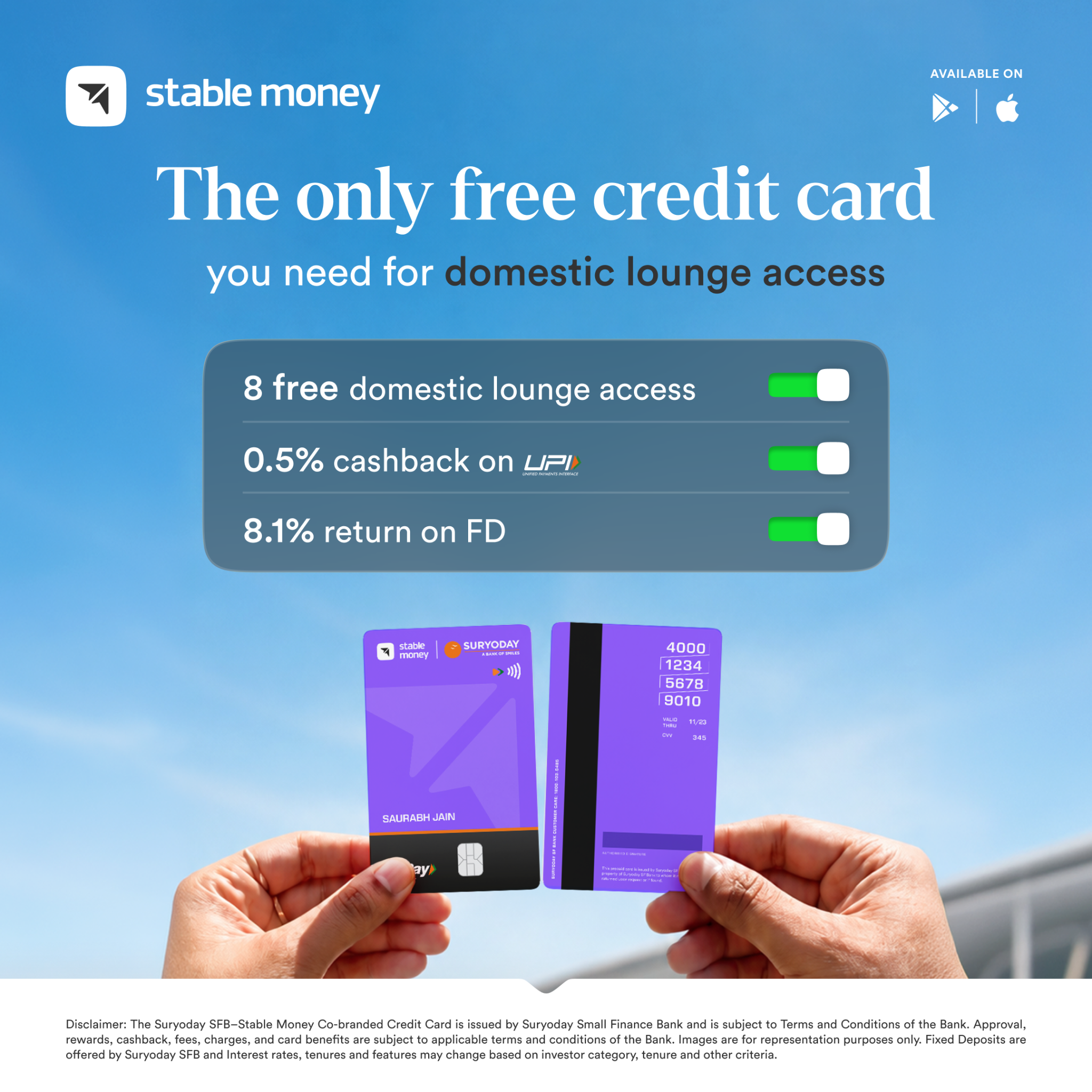 Stable Money Facebook ad from Jul 24, 2026