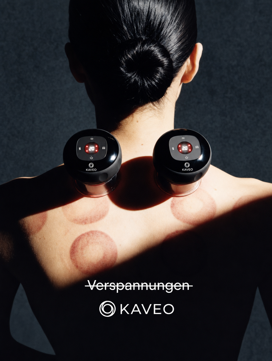 Kaveo Facebook ad: Schröpfen. Aber modern.