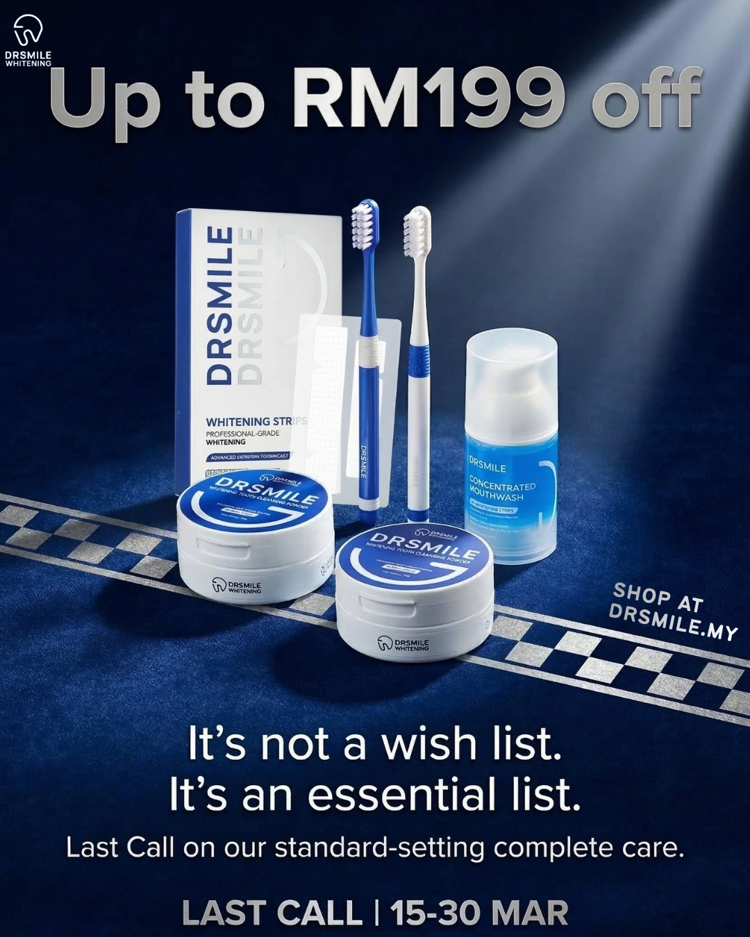 Dr Smile Whitening Solution Facebook ad