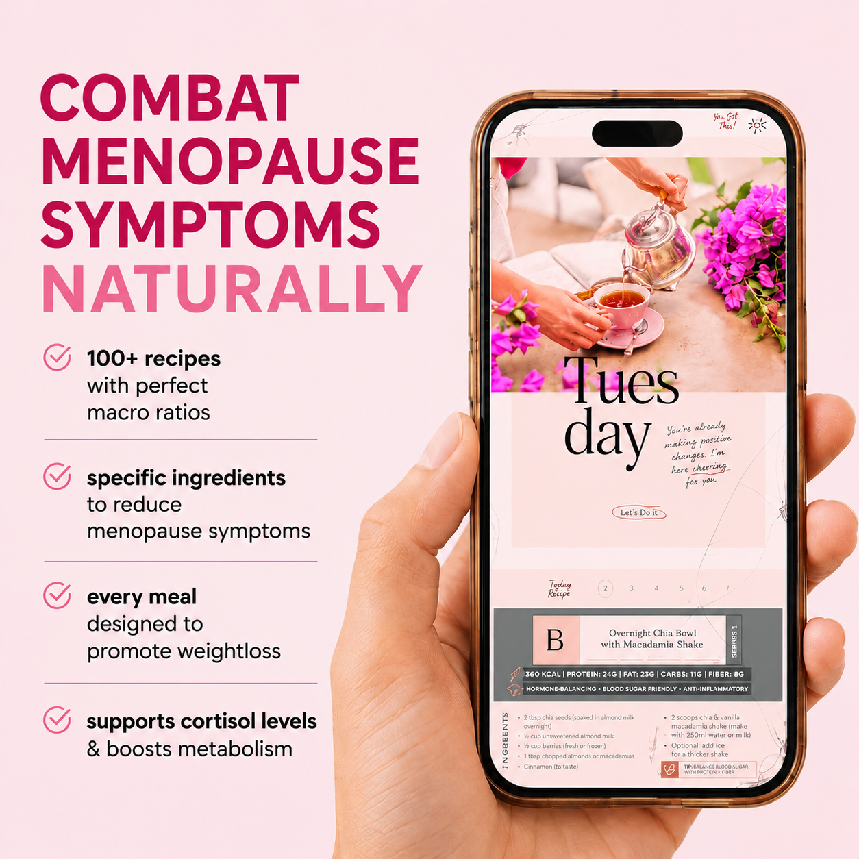 Steph Rouillard Dietitian Facebook ad: #1 Weight Loss Meal Plan for Menopause