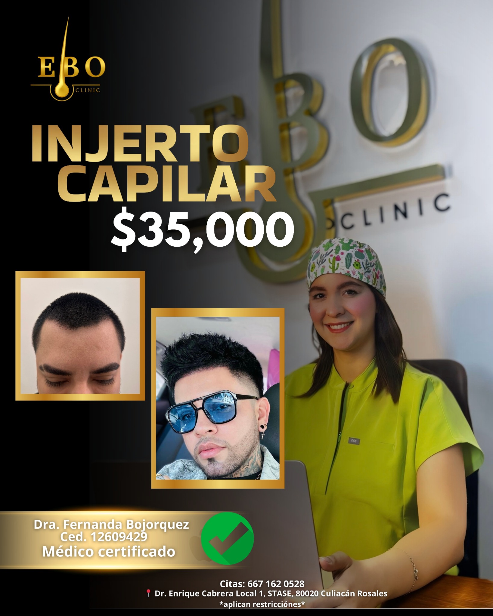 EBO Clinic Facebook ad