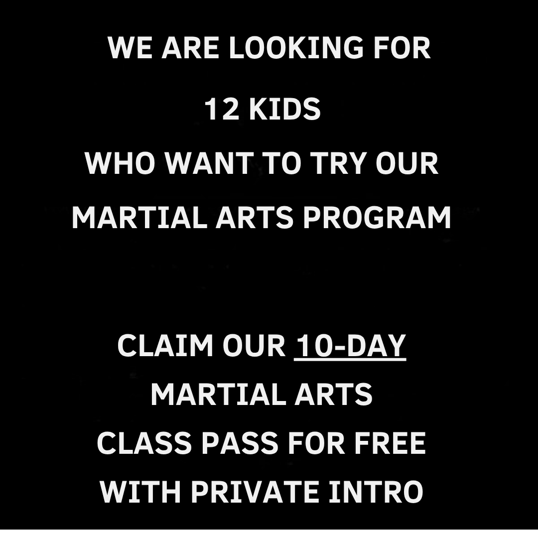 Elite Martial Arts Facebook ad: 10-Day Kids Martial Arts Pass (with 1 Private Lesson), FREE!