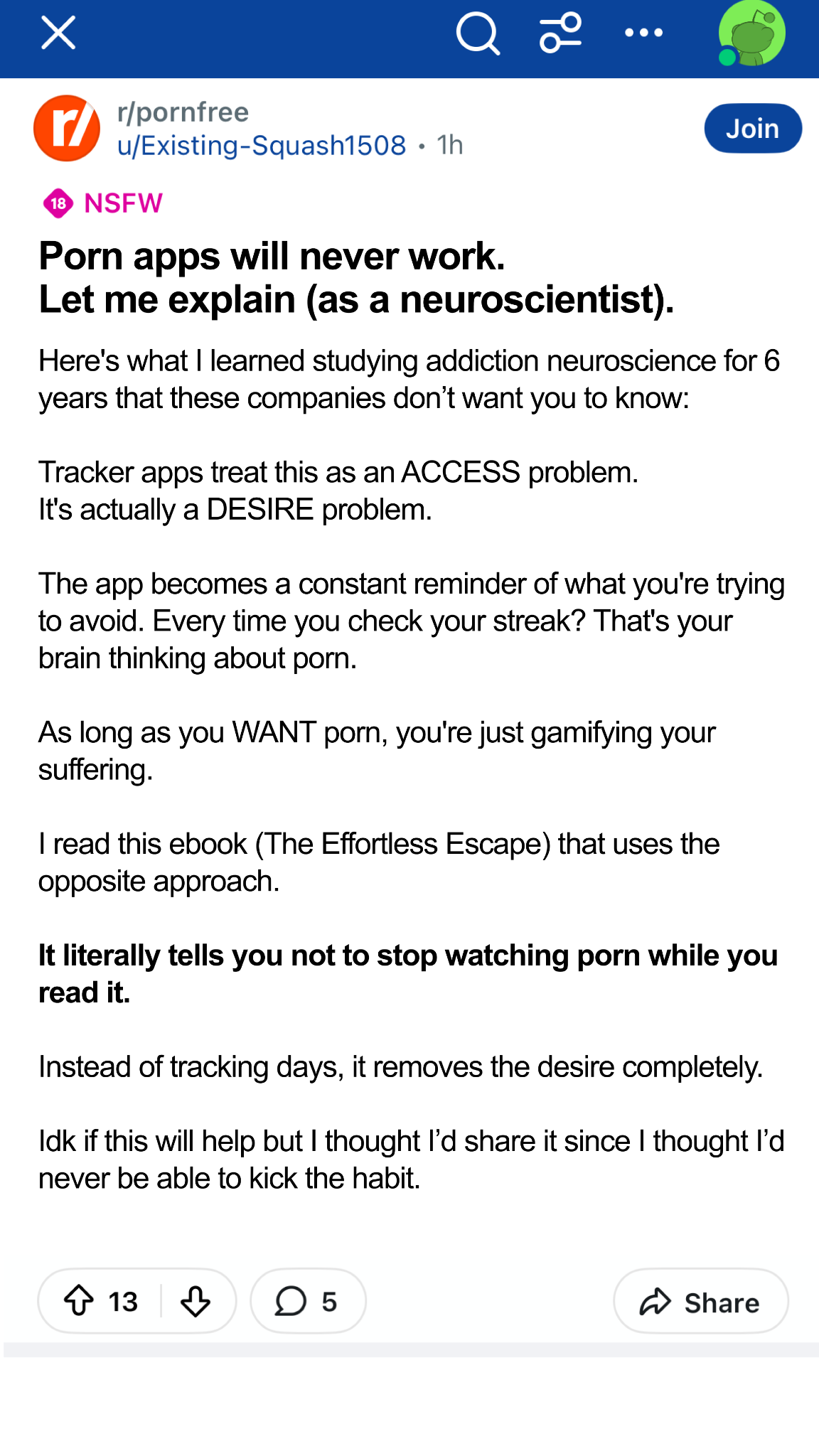 Odyssey - Men's Health Facebook ad