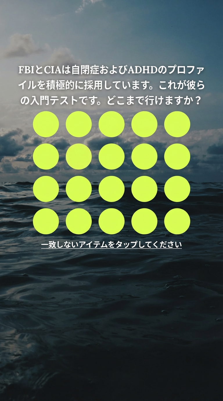 International IQ test Facebook ad