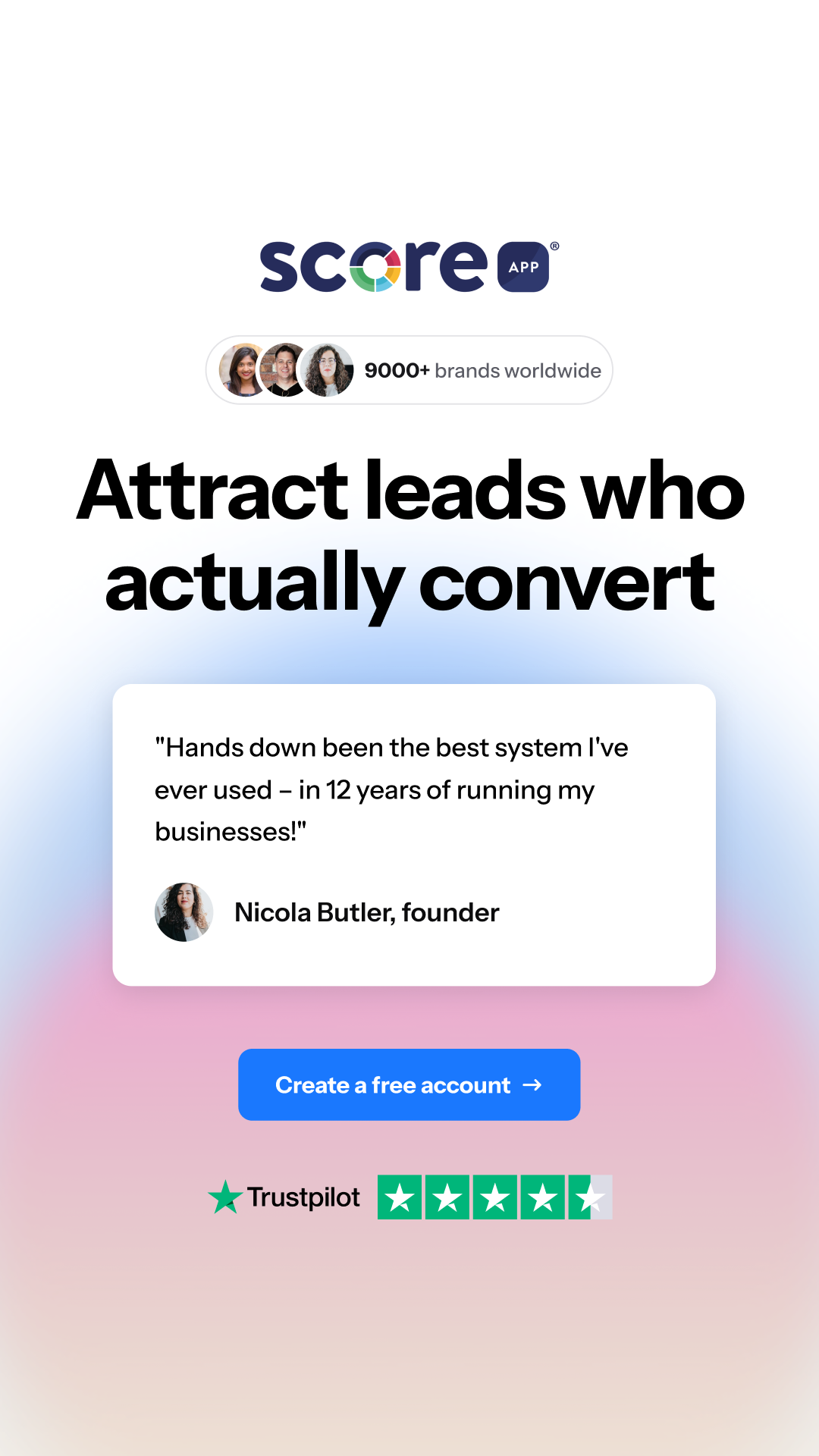 ScoreApp Facebook ad