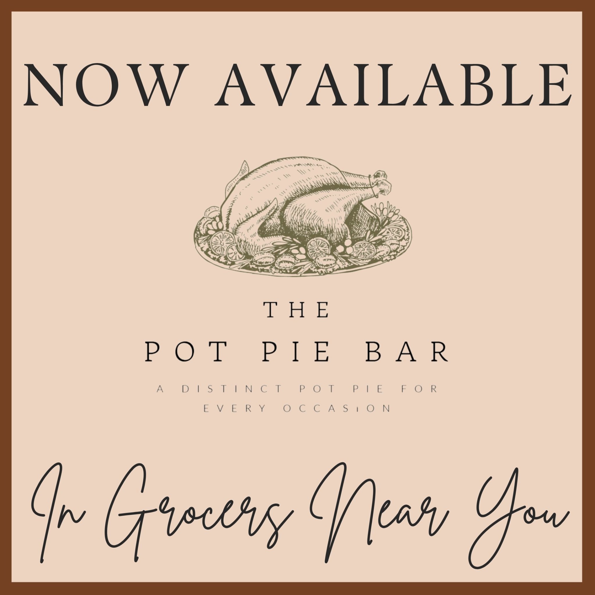 The Pot Pie Bar Facebook ad: Put Handmade Excellence in Your Freezer Aisle