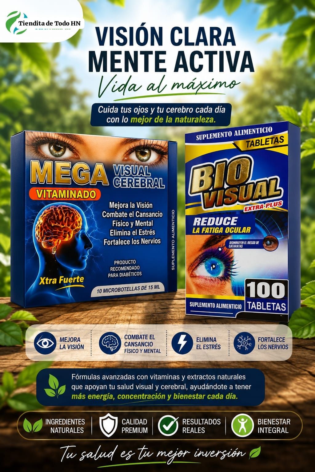 Medicina Natural Hn Facebook ad: ¡Cuida tu visión y tu bienestar de forma…