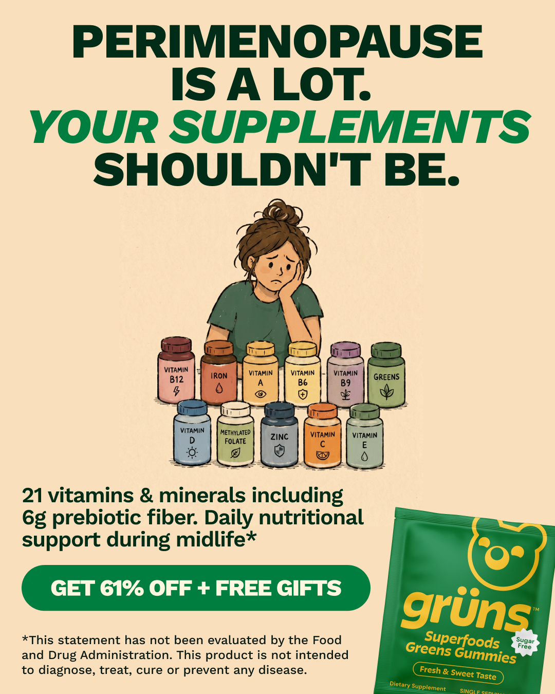 Grüns Facebook ad