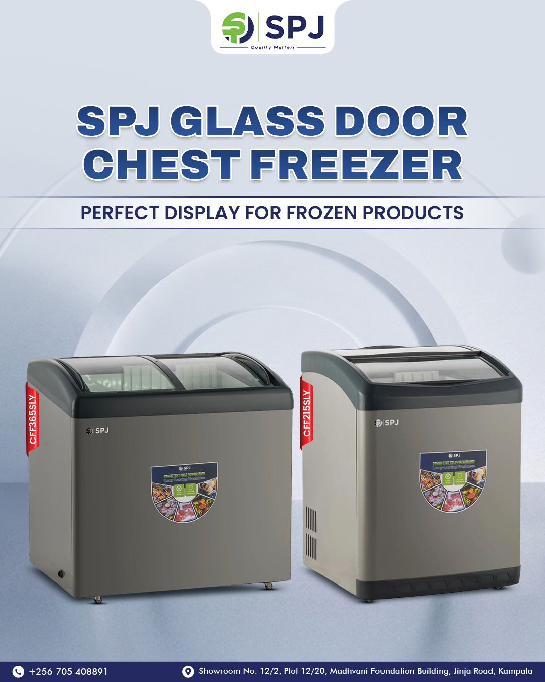 SPJ Electronics Uganda Facebook ad: Show your frozen products while keeping them perfectly…