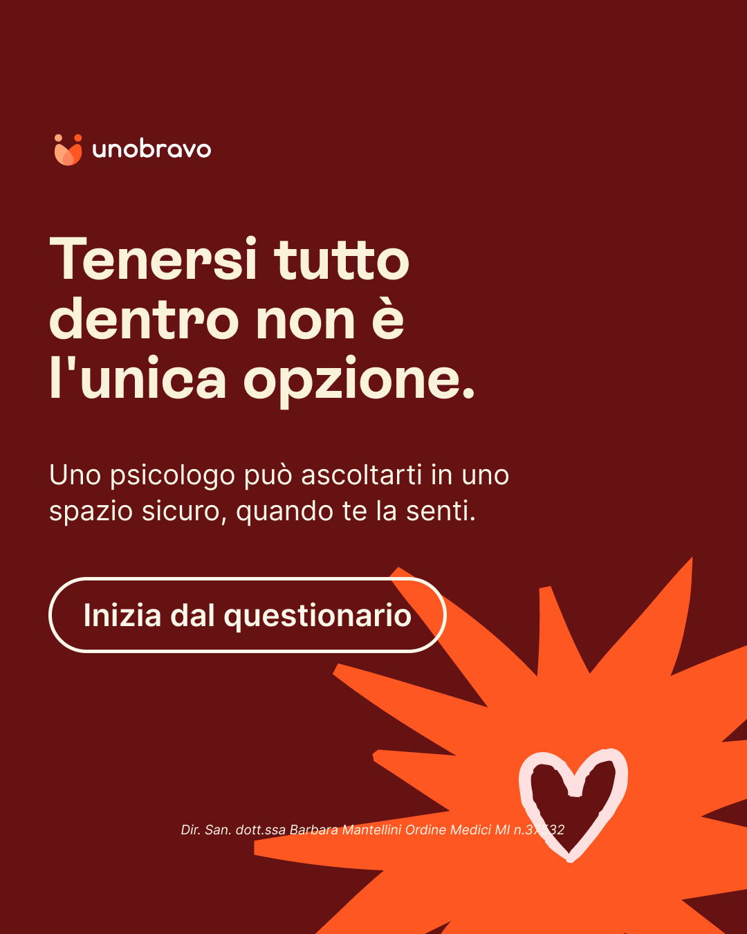 Unobravo Facebook ad