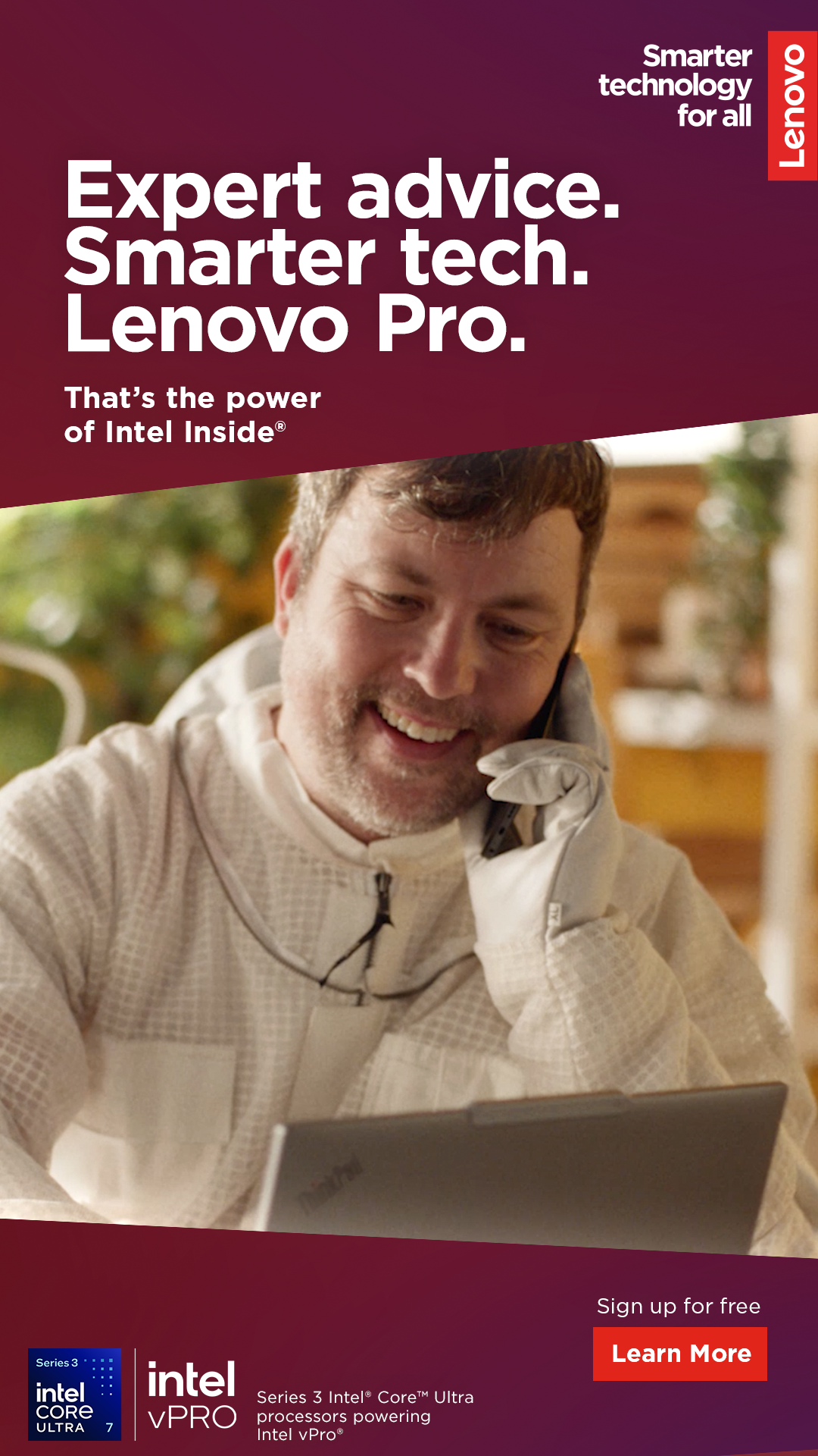 Lenovo Facebook ad