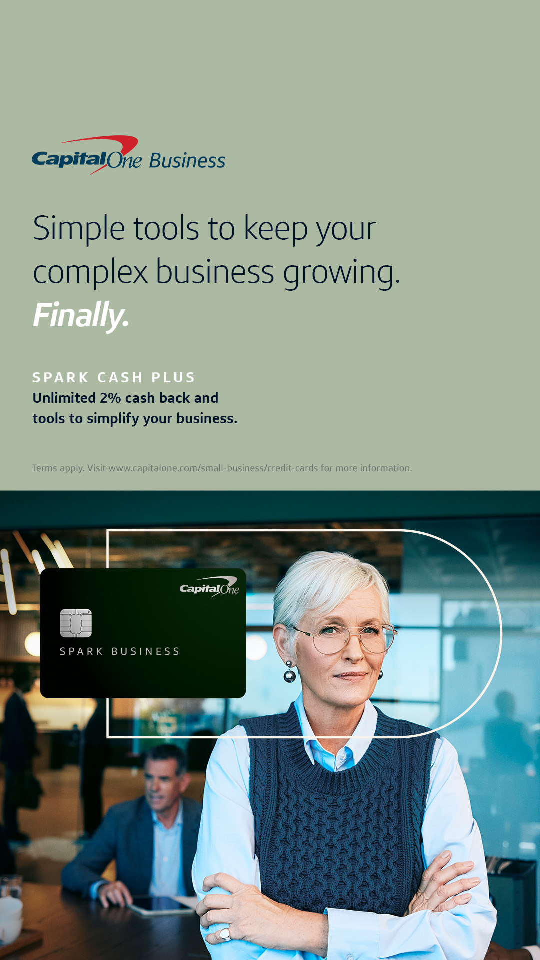 Capital One Business Facebook ad
