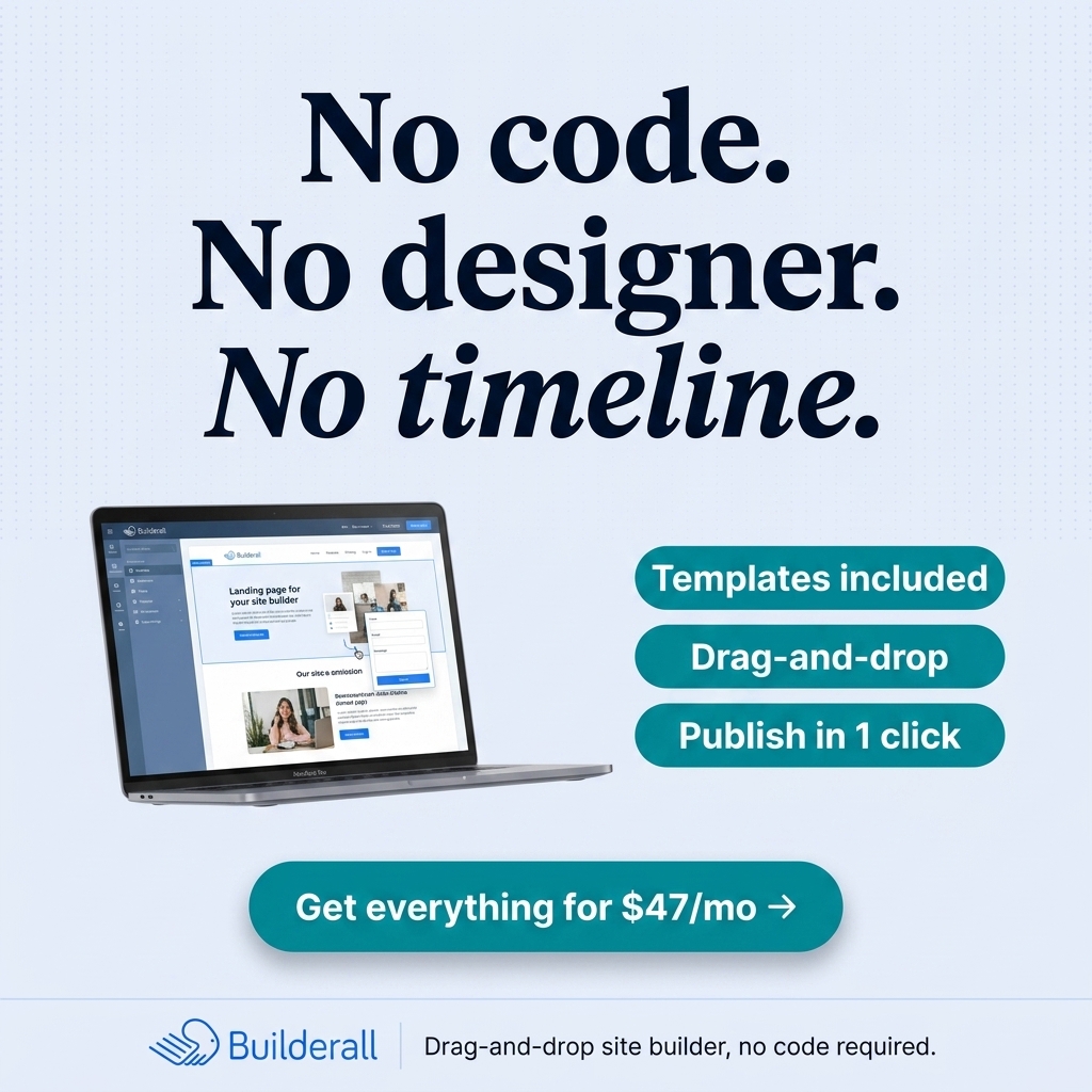 Builderall Facebook ad