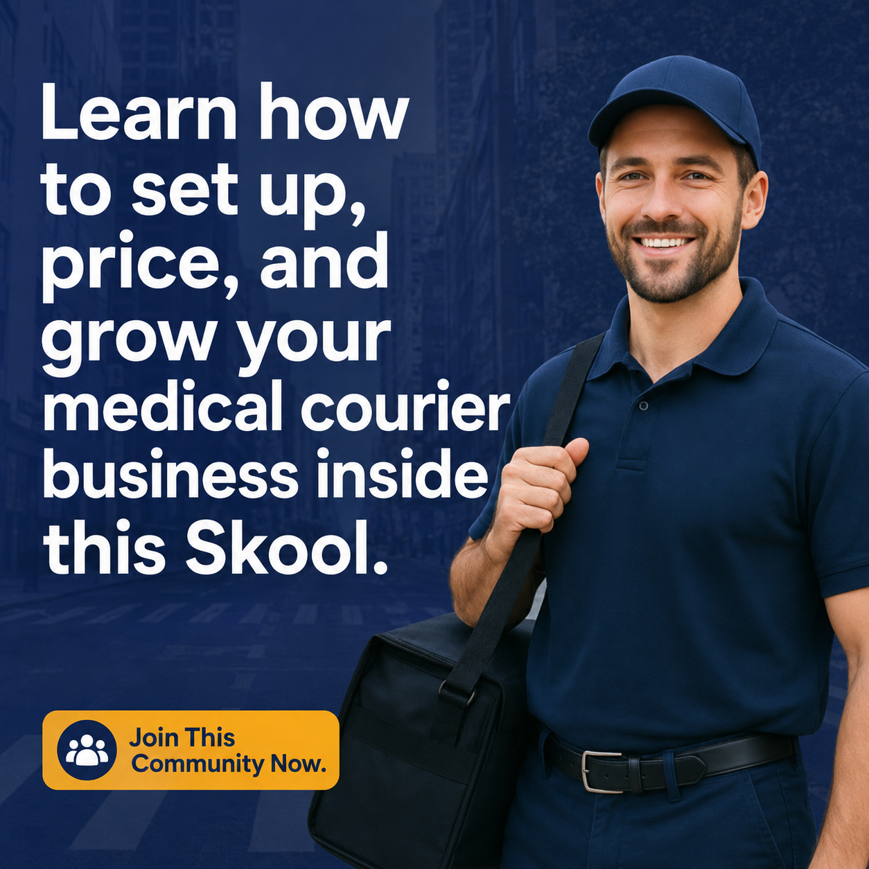 Skool Facebook ad