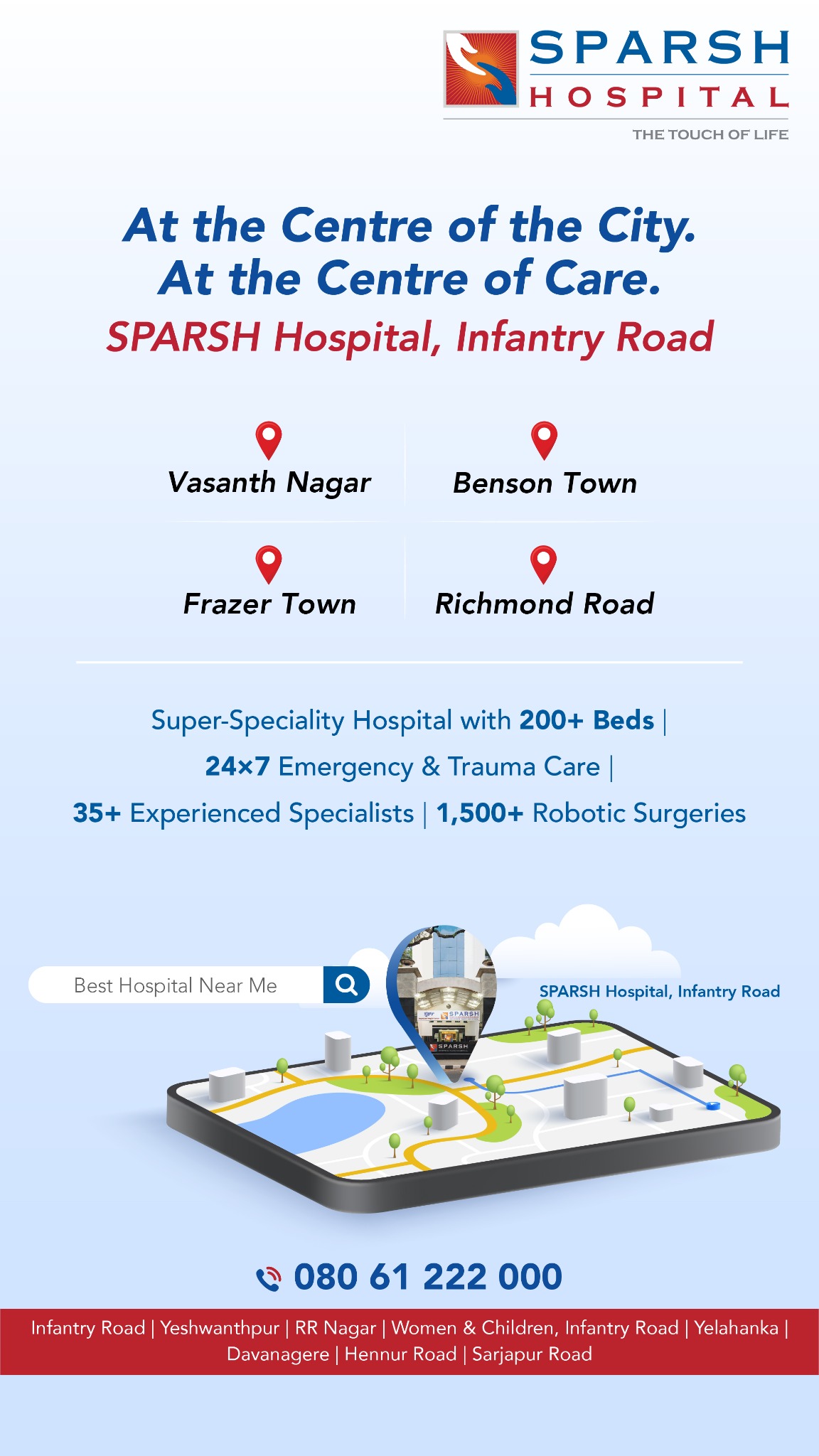 SPARSH Hospital, Bangalore Facebook ad