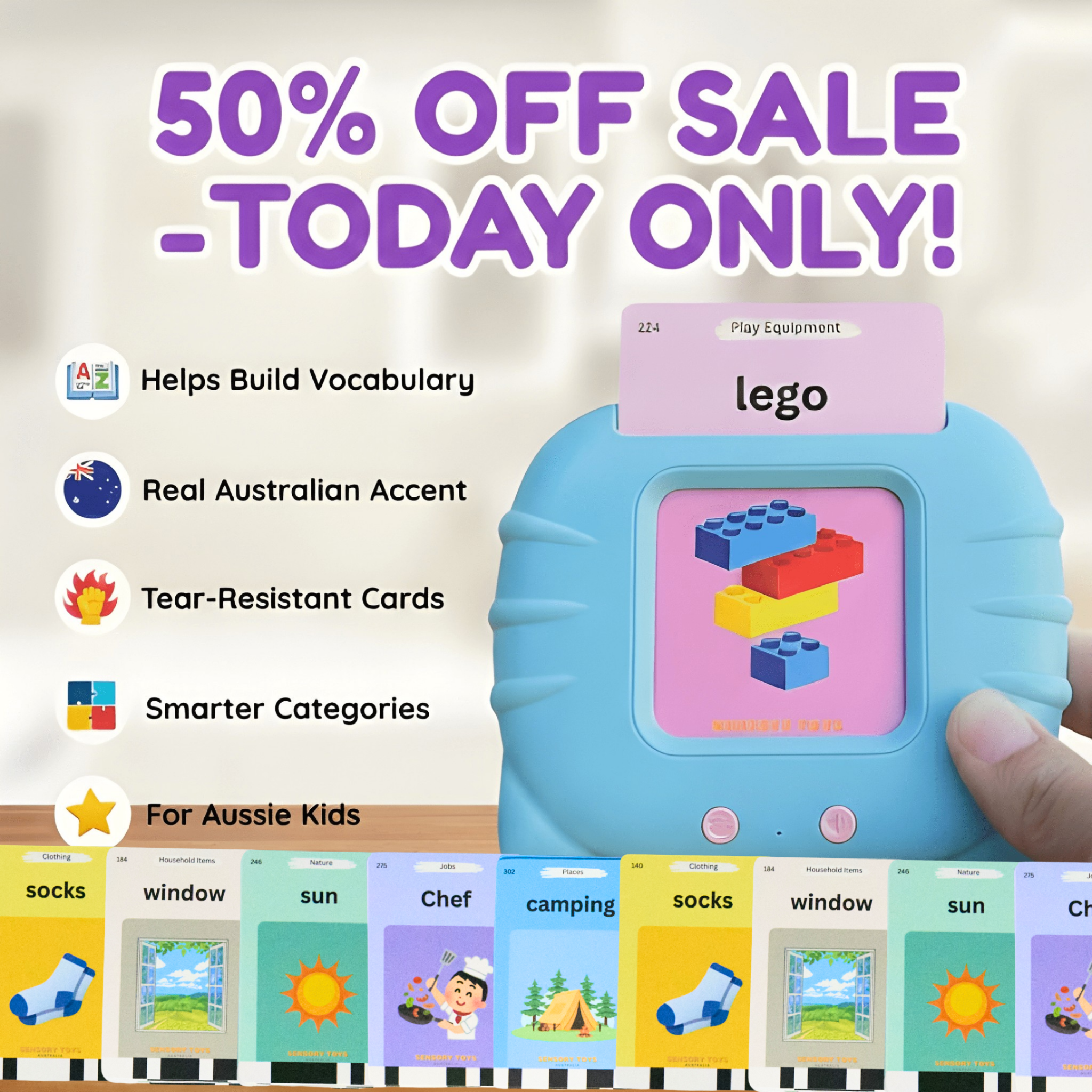 Sensory Toys Facebook ad