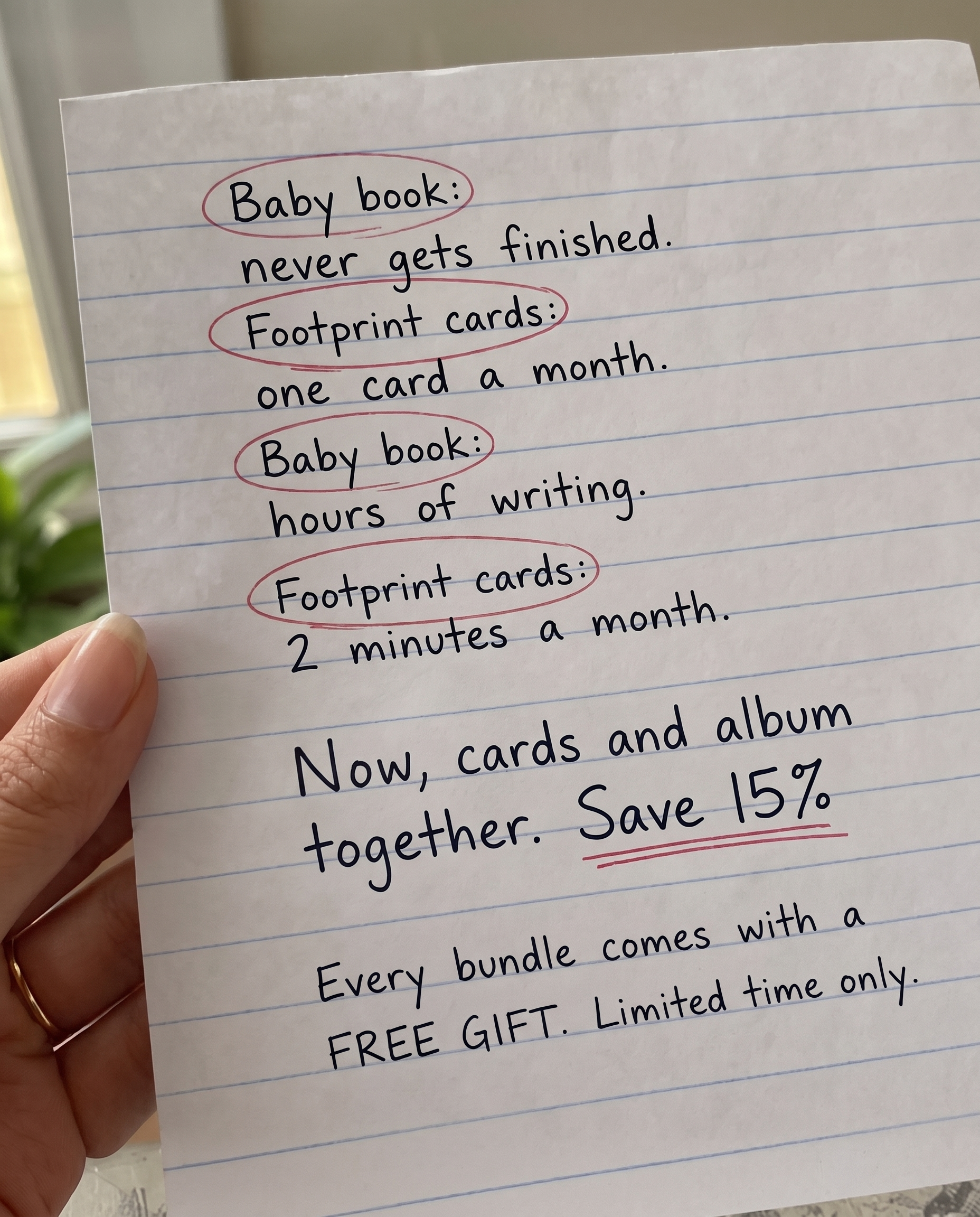 Frankie May Facebook ad: Preorder now. Free gift included.