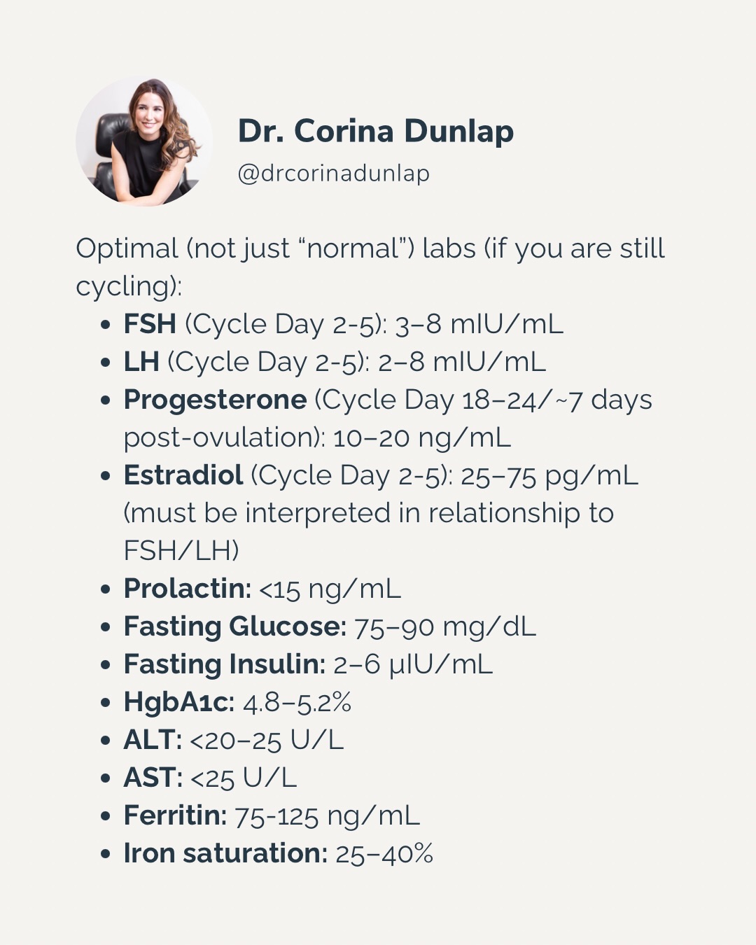 Dr. Corina Dunlap Facebook ad