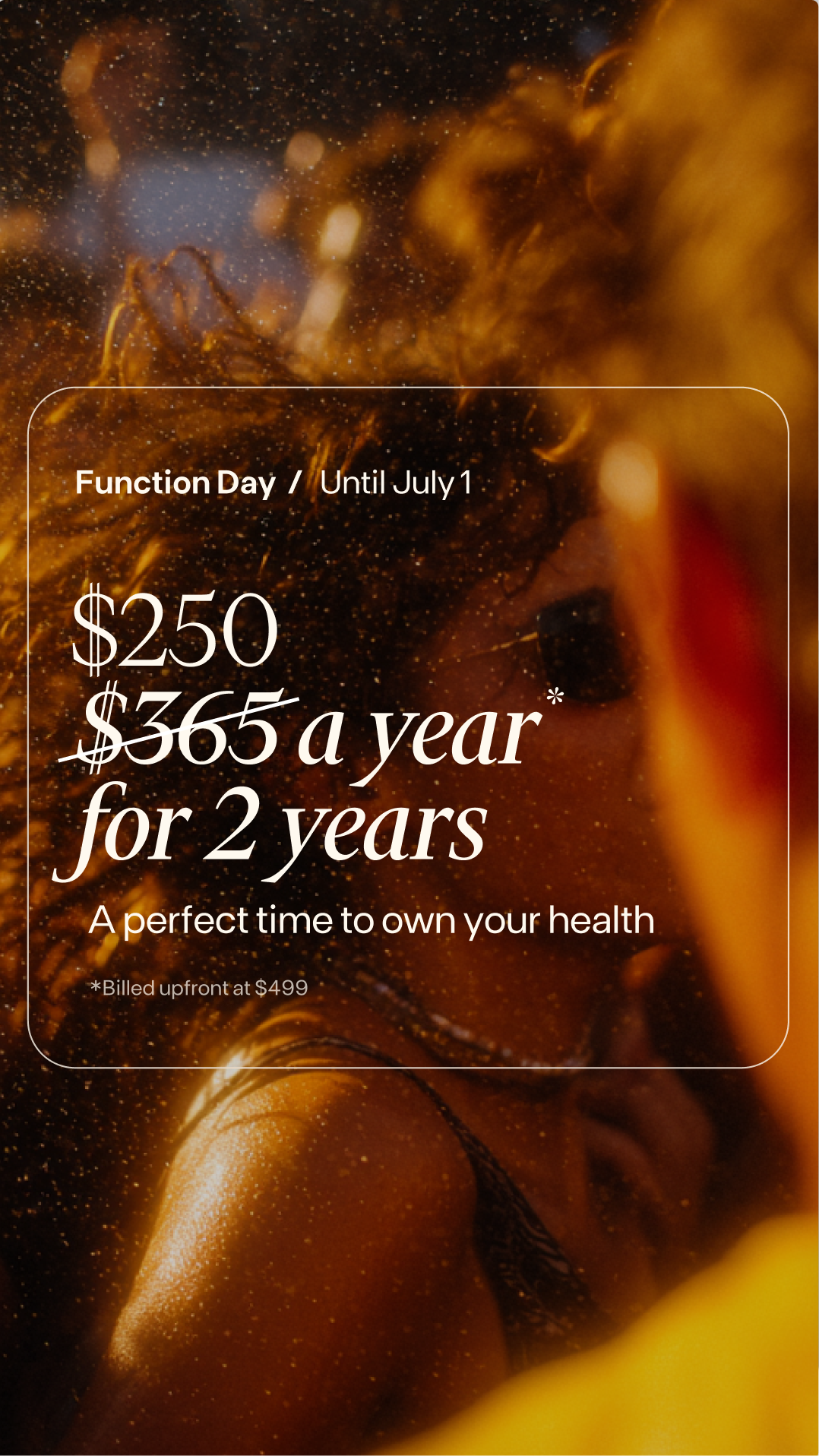 Function Health Facebook ad