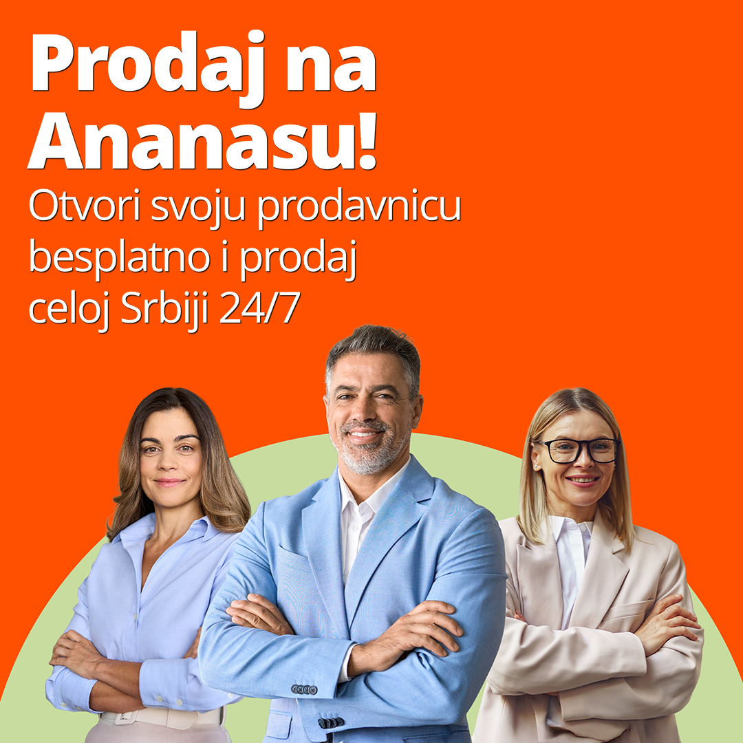 Ananas.rs Facebook ad: Prodaj na Ananasu!