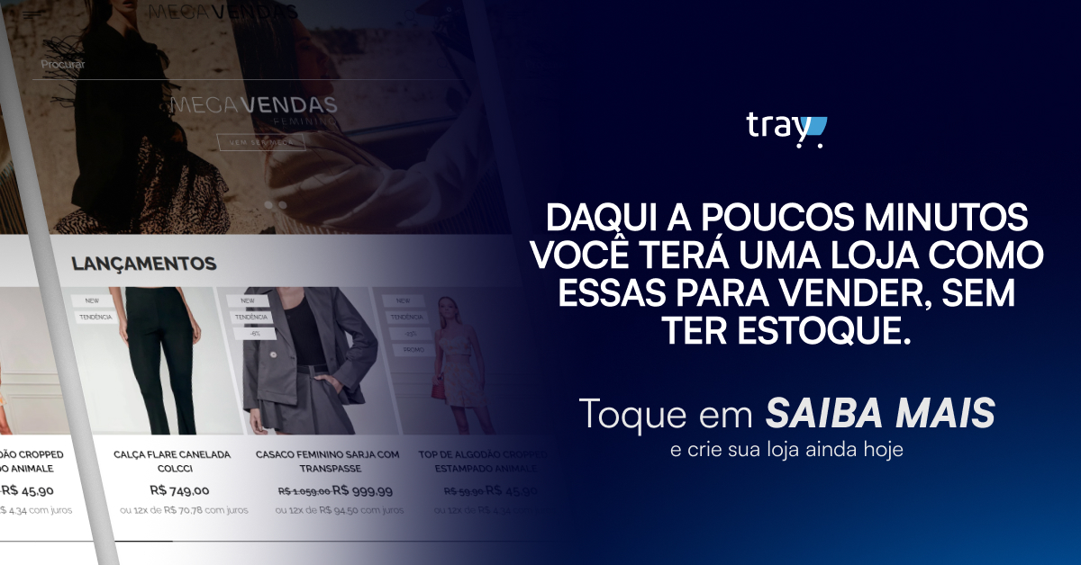 Tray Plataforma de E-commerce Facebook ad from Jan 14, 2026